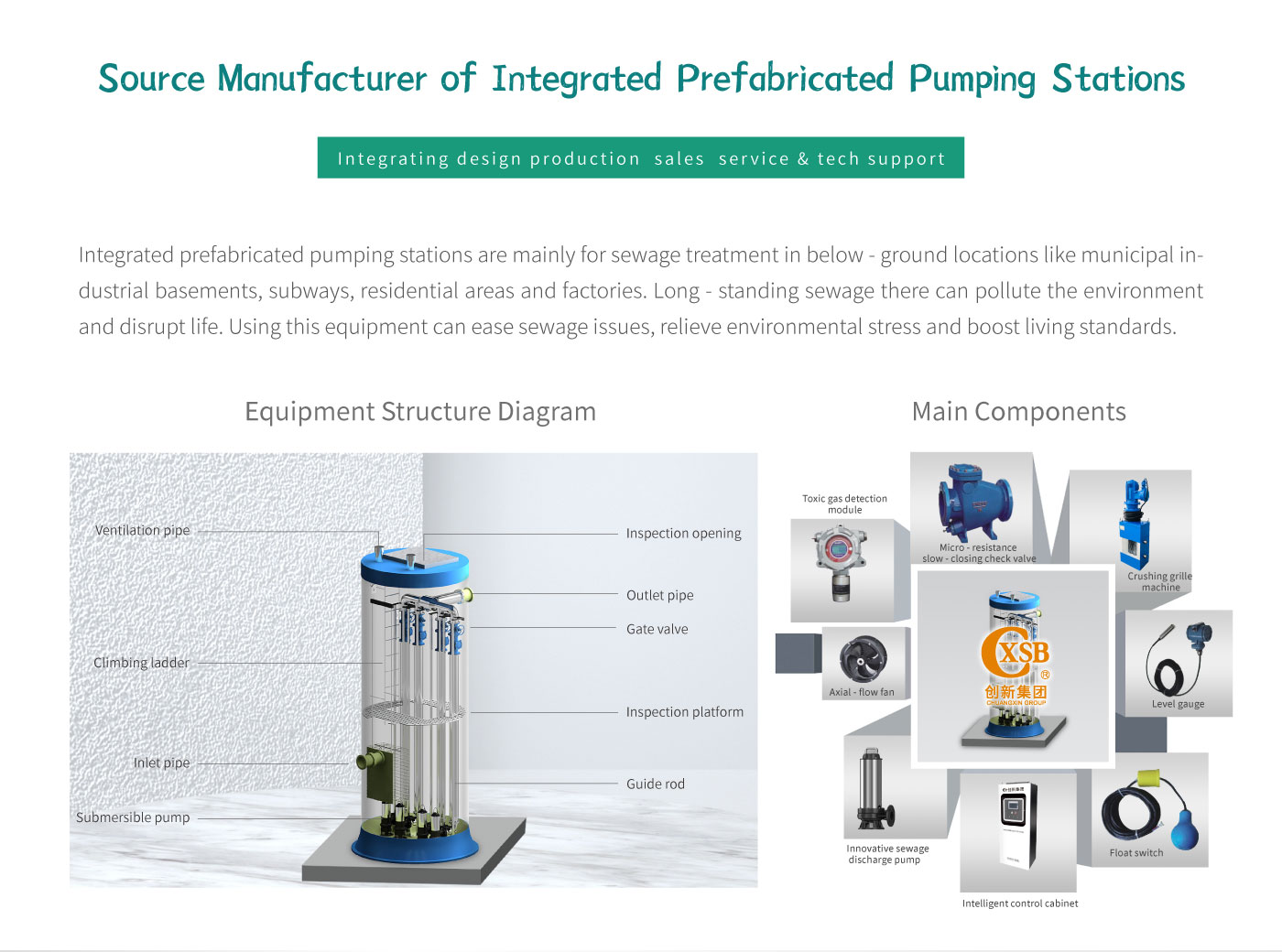 Integrated Prefabricated Pumping Station