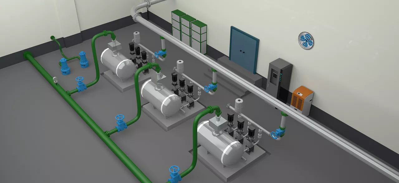 Frequency conversion non-negative pressure water supply equipment-Shanghai Innovation Water Group